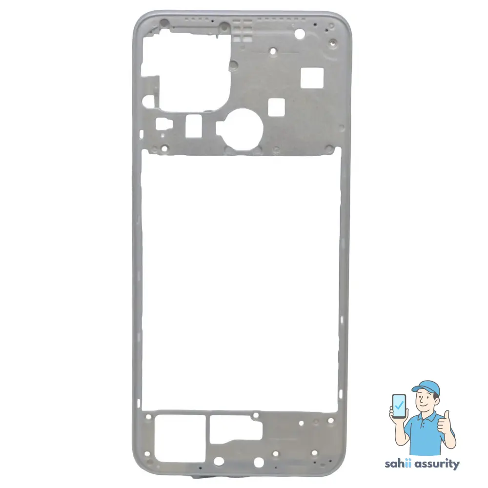 Middle Frame Ring Only for OPPO A15 White thumbnail